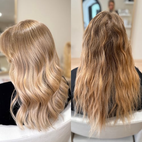 Perfekte Blondnuancen mit Technik