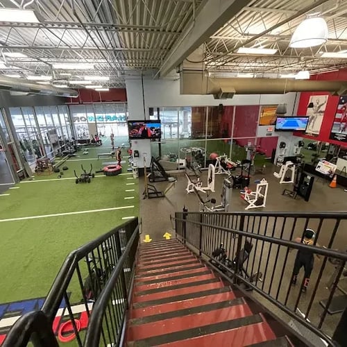 Interior gym floor at Gold's Gym Crofton MD -- best gym near me and fitness center in Crofton