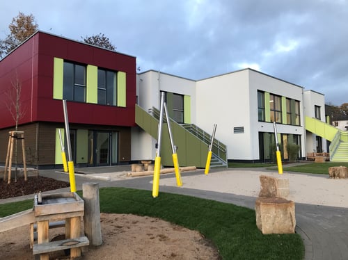 Außengelände, Fröbel-Kindergarten Wakhegge in Osnabrück (Sonnenhügel), © 2026 Fröbel e.V. Alle Rechte vorbehalten