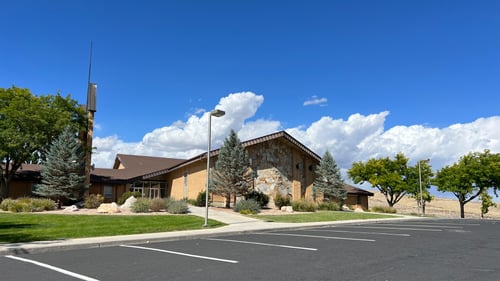 Church building of The Church of Jesus Christ of Latter-day Saints located at  310 West 100 North in Redmond, UT.