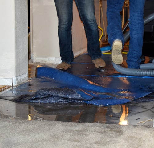 commercial water damage restoration Greensboro and High Point