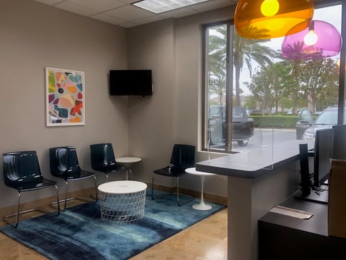 ACES Corona Reception Area