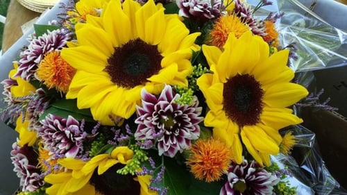 sunflowers bouquet