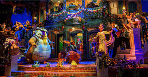 Tiana's Bayou Adventure attraction in Bayou Country at Disneyland Park Anaheim, CA