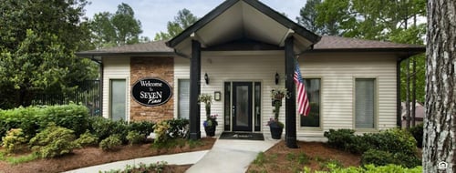 Property entrance at Seven Pines, Georgia, 30022