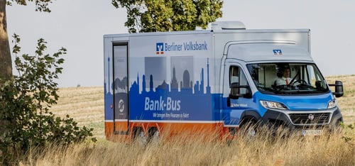 Unser Bank-Bus für Sie unterwegs