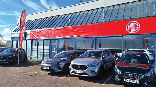 MG Grantham Showroom Exterior Front