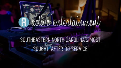 Active DJ Entertainment is Southeastern North Carolina's most sought-after DJ service. We specialize in weddings, private events, and corporate functions.