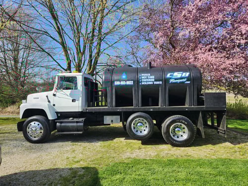 CSB Water Delivery Truck