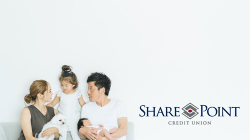 SharePoint Credit Union logo & family.