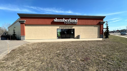Rhinelander Slumberland Furniture storefront