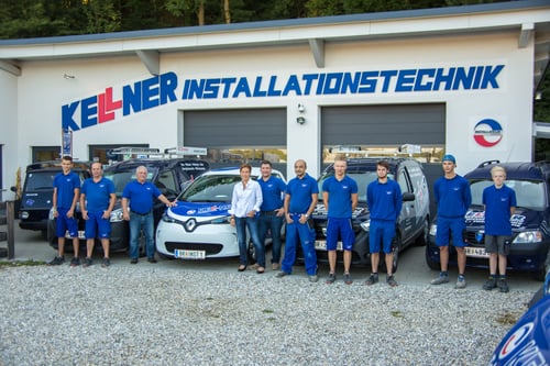 Teamfoto - Kellner Installationstechnik GmbH - 5270 Mauerkirchen