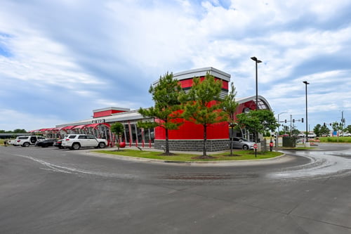 Tommy's Express Car Wash in Edmond, Oklahoma on E. 15th St.