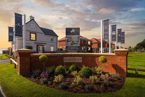 Exterior view of our Talbot Place development in Whitchurch