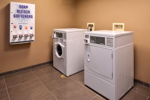 Indoor Laundry Facility open 24 hours