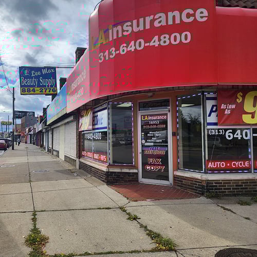 L.A. Insurance Agency MI-012 Office exterior