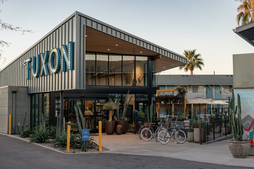 Boutique hotel Tucson Arizona midcentury architecture