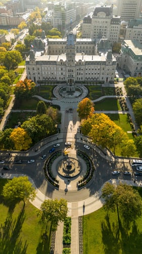 Quebec National assembly in summer