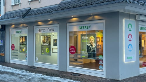 Außenaufnahme vom GEERS Fachgeschäft