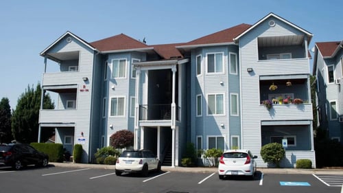 Building exterior at Redwood Acres in Vancouver, WA 98661