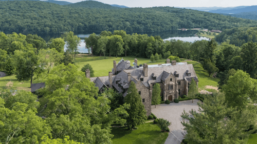 Aerial View of The Ranch Hudson Valley.