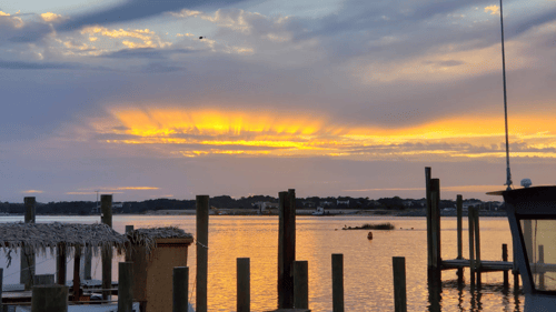 photo of the docks