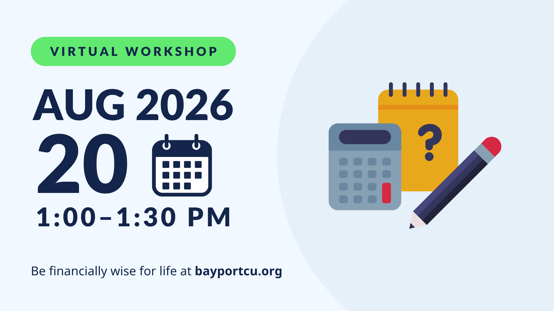 Let's talk numbers on Aug 20
