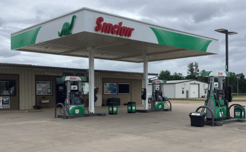 Sinclair Gas Station Fueling Island