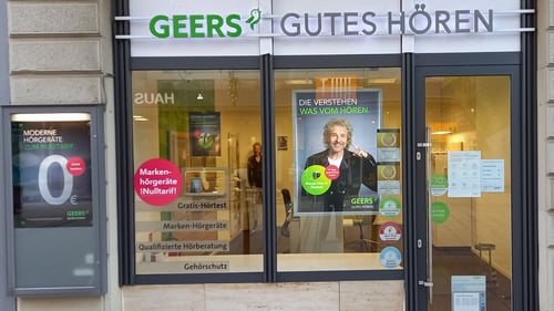 Außenaufnahme vom GEERS Fachgeschäft