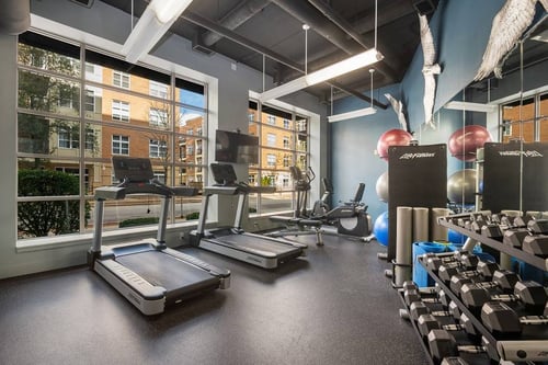 Gym at 1910 on Water, Milwaukee, WI