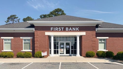 First Bank Wilmington branch exterior.