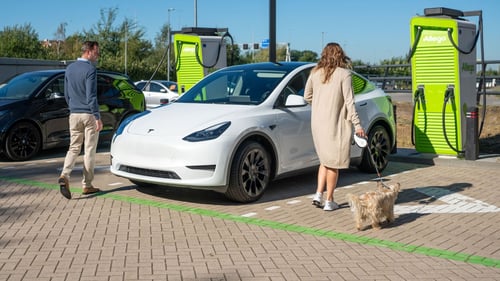 Allego ultra-fast charging station