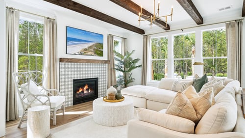 Open-concept great rooms with abundant natural light