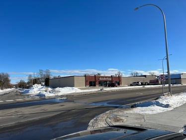 Street view of Slumberland Furniture Store in International Falls,  MN