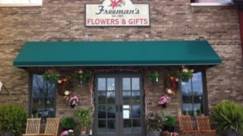 exterior of the flower shop