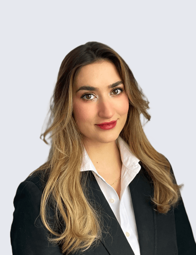 A woman in a suit.