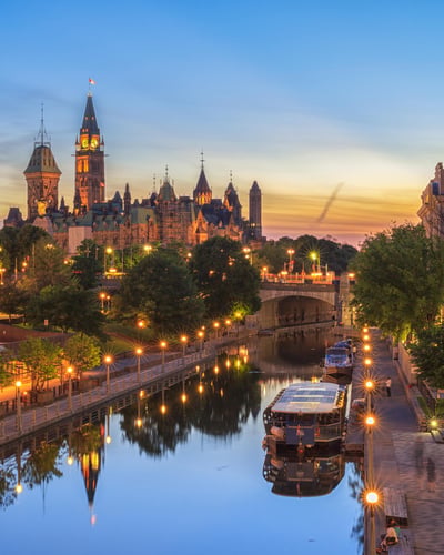 Ottawa at sunset