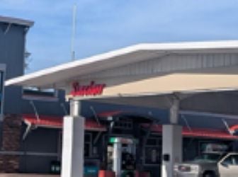 Sinclair Gas Station Fueling Island