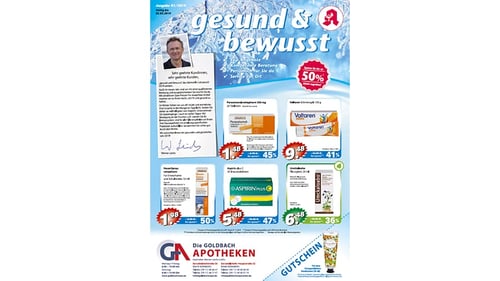Aussenansicht der Goldbach-Apotheke