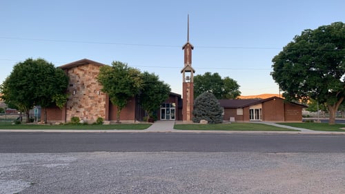 Church building of The Church of Jesus Christ of Latter-day Saints located at  99 South 100 East in Fayette, UT.