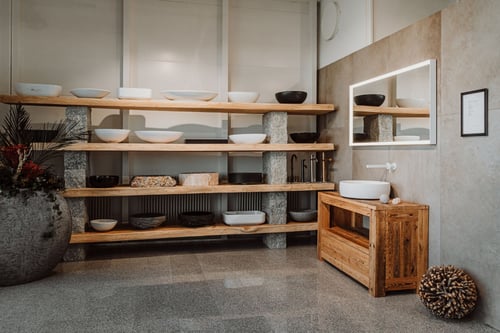 Showroom Ittigen Waschbecken