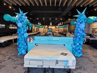 Slumberland Mattress Plus Springfield, MO Grand Opening Tempur-Pedic Active Breeze Showfloor image