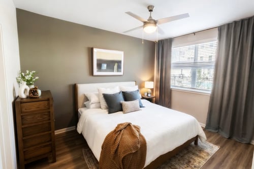 Bedroom at Woodlands Creekside in McDonough, GA