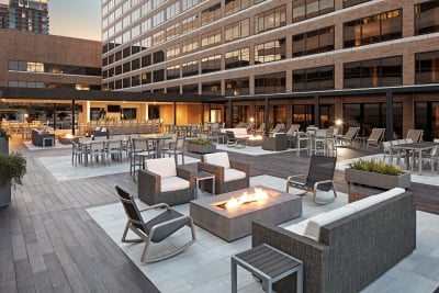 Bar 9 Rooftop Outdoor Terrace with firepits