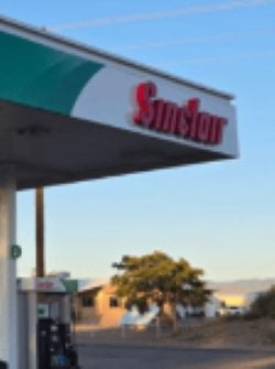Sinclair Gas Station Fueling Island