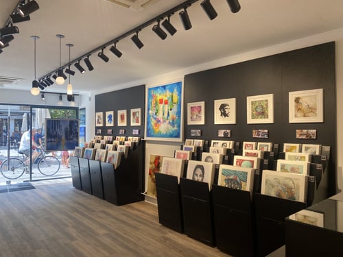 Contemporary art gallery Carré d'artistes in Toulon downtown