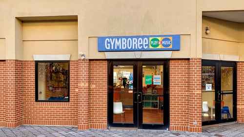 Gymboree Play & Music welcomes families to its learning center in Princeton, New Jersey.