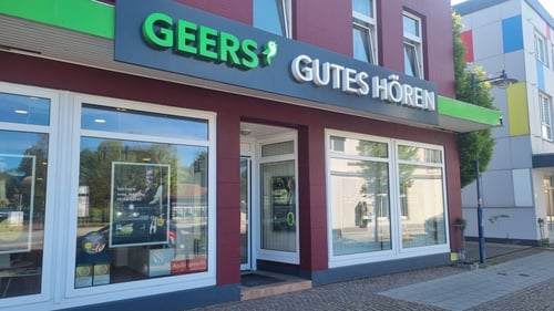Außenaufnahme vom GEERS Fachgeschäft