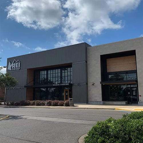 The front of the REI store in Memphis, Tennessee