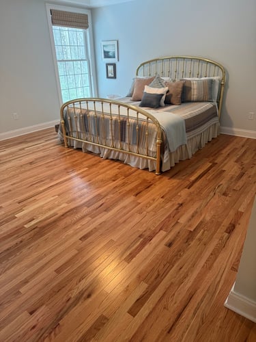 New hardwood floor